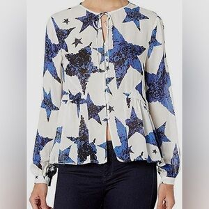 Nicole Miller Artelier Spangled Star Top
